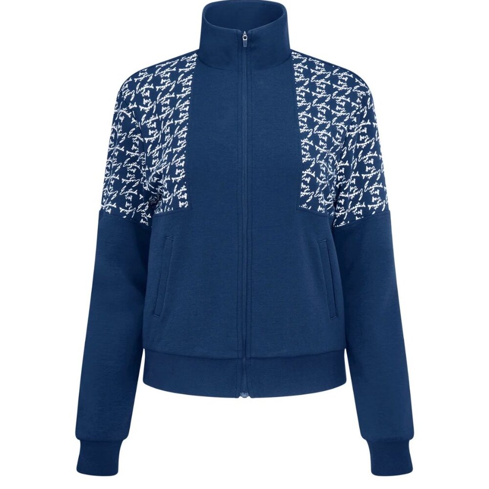 GUC Women's Eastside Golf Mercedes-Benz Embroidered Logo Track Jacket Zip Small